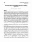 Research paper thumbnail of Family Language Policies in a Libyan Immigrant Family in the U.S.: Language and Religious Identity