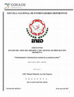 Research paper thumbnail of ESCUELA NACIONAL DE ENTRENADORES DEPORTIVOS ASIGNATURA ESTADO DEL ARTE DEL DEPORTE Y DEL SISTEMA DE PREPARACIÓN DEPORTIVA "ENTRENAMIENTO Y PREVENCIÓN DE LESIONES EN LA ACROBACIA AÉREA"