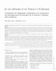 Research paper thumbnail of Le vin Léétanien et de Tarraco à Carthage. Contribution de l’épigraphie amphorique à la connaissance du développement économique de la Léétanie à l’époque julio-claudienne