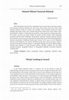 Research paper thumbnail of Sünnete Hikmet Nazarıyla Bakmak