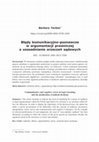 Research paper thumbnail of Błędy komunikacyjno-poznawcze w argumentacji prawniczej a uzasadnianie orzeczeń sądowych