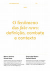 Research paper thumbnail of O fenômeno das fake news: definição, combate e contexto (2020)