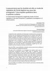 Research paper thumbnail of La gouvernance par les résultats est-elle un mode de régulation de l’école légitime aux yeux des enseignants ? Une enquête qualitative dans 4 systèmes scolaires