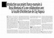 Research paper thumbnail of Introduction aux projets franco roumains a Rosia Montana