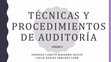 Research paper thumbnail of UNI. 3. Técnicas y procedimientos de auditoría