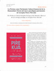 Research paper thumbnail of Reseñas / Reviews La Pirekua como Patrimonio Cultural Inmaterial de la Humanidad. Efectos del nuevo paradigma patrimonial, de Georgina Flores Mercado