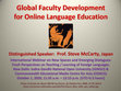 Research paper thumbnail of Global Faculty Development for Online Language Education