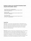 Research paper thumbnail of Sensitivity Analysis of an Agent-Based Simulation Model using Reconstructability Analysis