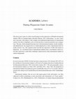 Research paper thumbnail of Putting Plagiarism Under Scrutiny