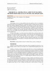 Research paper thumbnail of Theoretical and Practical Aspects of Teaching Methods from the Faculty of Fine and Applied Arts