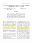 Research paper thumbnail of The Cognitive Correlates of Third-Grade Skill in Arithmetic, Algorithmic Computation, and Arithmetic Word Problems