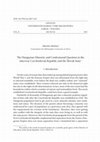 Research paper thumbnail of The Hungarian Minority and Confessional Question in the Interwar Czechoslovak Republic and the Slovak State