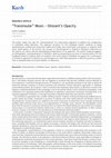 Research paper thumbnail of Transinsular Music: Glissant's Opacity