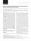 Research paper thumbnail of Ascitic Fluid Calprotectin and Serum Procalcitonin as Accurate Diagnostic Markers for Spontaneous Bacterial Peritonitis