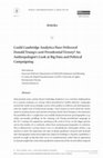 Research paper thumbnail of Could Cambridge Analytica Have Delivered Donald Trump's 2016 Presidential Victory? An Anthropologist's Look at Big Data and Political Campaigning