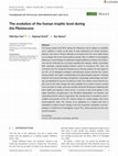 Research paper thumbnail of The evolution of the human trophic level during the Pleistocene