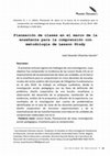 Research paper thumbnail of Planeación de clases en el marco de la enseñanza para la comprensión con metodología de Lesson Study