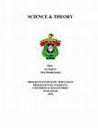 Research paper thumbnail of SCIENCE DAN TEORY