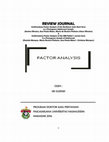 Research paper thumbnail of REVIEW OF JOURNAL CFA