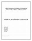 Research paper thumbnail of Factors that Influence Academic Performance of Students in the Caribbean: An Empirical Study [Brief]