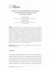 Research paper thumbnail of Atributos da encontrabilidade da informação e a desmobilização da postura ativa do usuário da Web