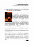 Research paper thumbnail of "Continuidade e inovação": O marinheiro lido por Thiago Bechara