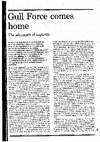 Research paper thumbnail of 1989. 'Gull force comes home: the aftermath of captivity', Journal of the Australian War Memorial, no. 14, pp. 43-52