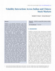 Research paper thumbnail of Volatility Interactions Across Indian and Chinese Stock Markets