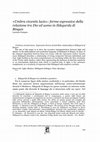 Research paper thumbnail of «Umbra viventis lucis»: forme espressive della relazione tra Dio ed uomo in Ildegarda di Bingen, in «Il Pensare», N. 10, 2020 – «Tra ombra e luce: una dialettica ancestrale», pp. 110-129.