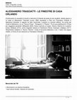 Research paper thumbnail of MIMESIS ALESSANDRO TRASCIATTI -LE FINESTRE DI CASA ORLANDO