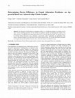 Research paper thumbnail of Determining Pareto Efficiency in Found Allocation Problems: an Ap- proach Based on Coloured-edge Chain Graphs