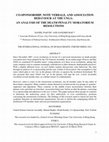 Research paper thumbnail of Co-Sponsorship, Note Verbale, and Association Behaviour at the UNGA: An Analysis of the Death Penalty Moratorium Resolutions