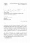 Research paper thumbnail of Government size, unemployment, and inflation nexus 
in eight large emerging market economies