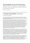 Research paper thumbnail of Technology and Sustainability: An Introduction