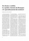 Research paper thumbnail of Tra fucine e nobiltà. Lo spadaio Antonio da Romagno e le specializzazioni dei molatori, in Dolomiti, anno XLIII, n. 6, Dicembre 2020, pp. 26-37.