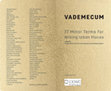 Research paper thumbnail of Vademecum. 77 Minor Terms for Writing Urban Places