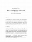 Research paper thumbnail of Where is it safe for Burundians, within or outside Burundi?