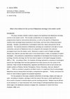 Research paper thumbnail of What is the evidence for the survival of Babylonian astrology in the modern world