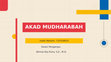 Research paper thumbnail of Akad Mudharabah (Ppt)