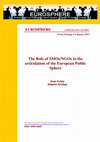 Research paper thumbnail of The role of social movement organizations and NGOs in the articulation of the European Public Sphere