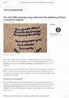 Research paper thumbnail of The anti FGM campaign may undermine the wellbeing of those it should be helping