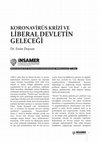 Research paper thumbnail of Koronavirüs Krizi ve Liberal Devletin Geleceği