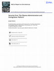 Research paper thumbnail of “Security First: The Obama Administration and Immigration ‘Reform’,” NACLA Report on the Americas, Vol. 43, Issue 1, January/February 2010: 32-36.