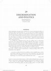 Research paper thumbnail of Discrimination and politics