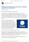 Research paper thumbnail of A desjudicialização da execução fiscal: reflexões sobre o PL nº 4.257/2019