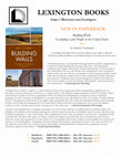 Research paper thumbnail of Castaneda Building Walls Paperback Flyer 2021