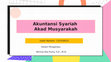 Research paper thumbnail of Akad musyarakah ppt