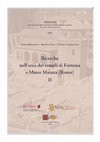 Research paper thumbnail of Ricerche nell'area dei templi di Fortuna e Mater Matuta (Roma).II