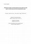 Research paper thumbnail of Vestner, T., Over, H., Gray, K.L.H., Tipper, S. & Cook, R. (in press). Searching for people: non-facing distractor pairs hinder the visual search of social scenes more than facing distractor pairs. Cognition