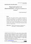 Research paper thumbnail of Negociando gênero em desenvolvimento: os feminismos brasileiros em destaque